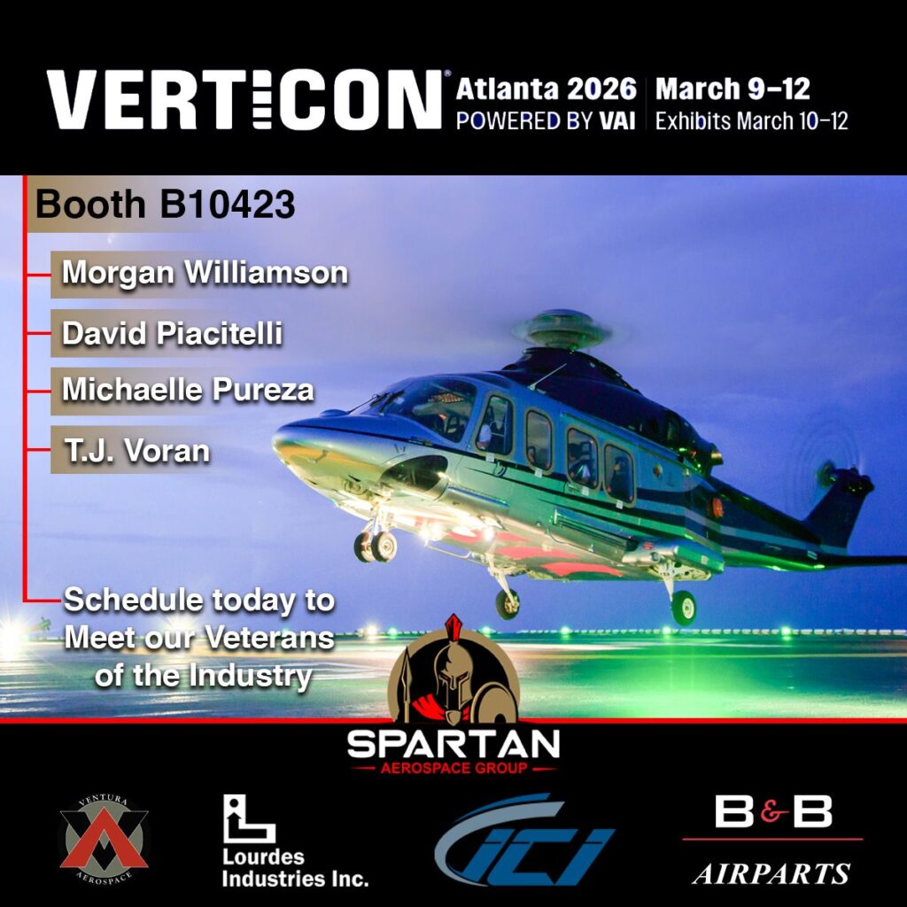 Meet Spartan Aerospace Group and Its Companies at Verticon 2026 Georgia World Congress Center